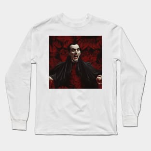 Halloween Monsters 8 - Dracula/Vampire Long Sleeve T-Shirt